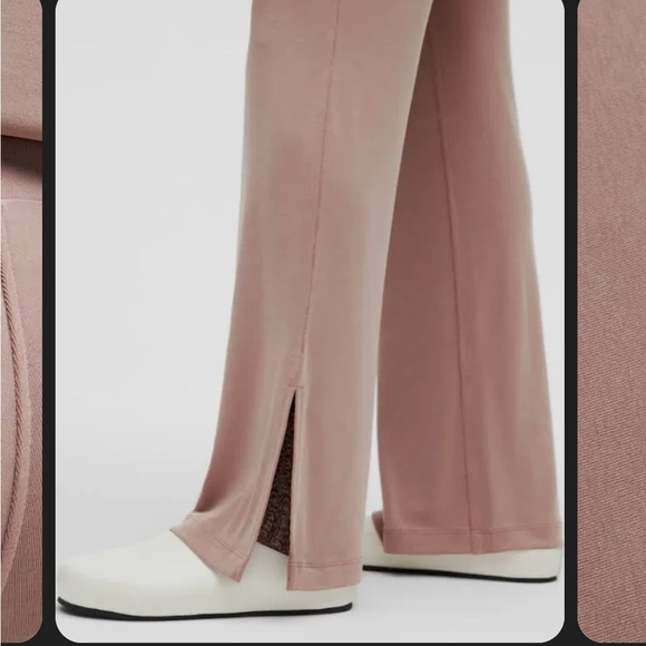 Brand New Lululemon Drapey Softstreme Flare split hem pants - Picture 2 of 11